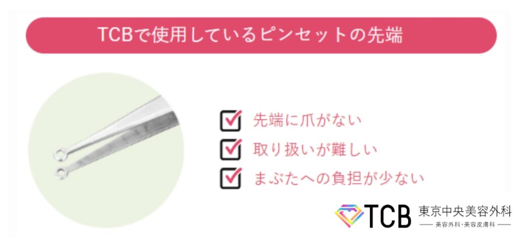 TCB東京中央美容外科で使用している器具